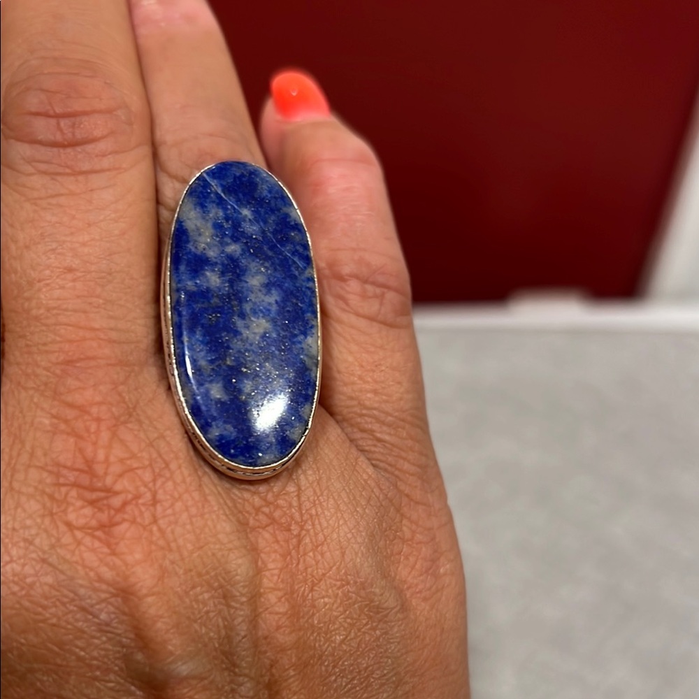 Elegant Blue Stone Ring